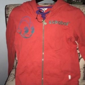 Kid robot playful hoodie